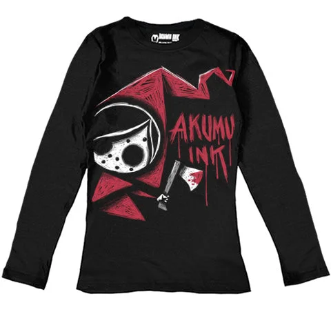 Red Women Long Sleeve Tshirt