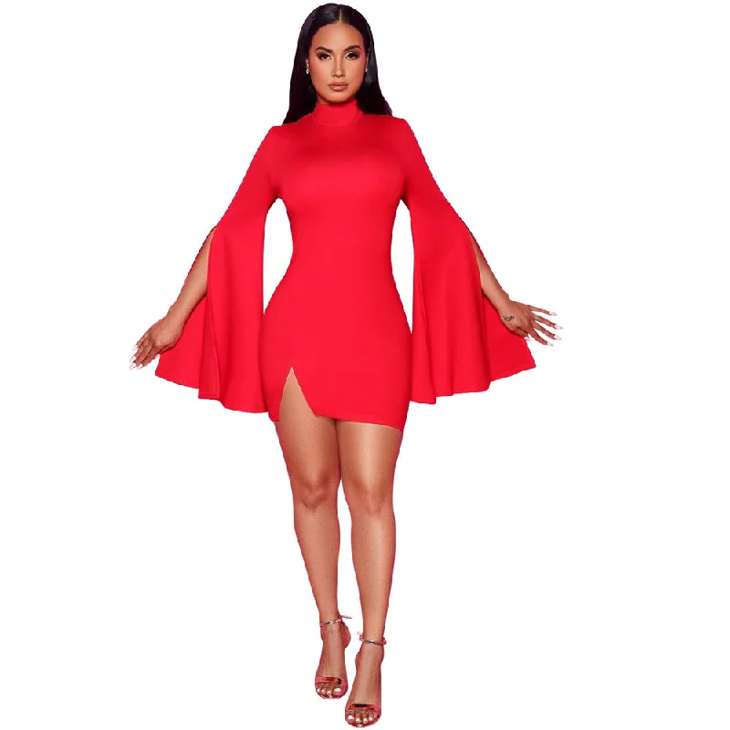 Sexy Long Sleeves Mini Dresses