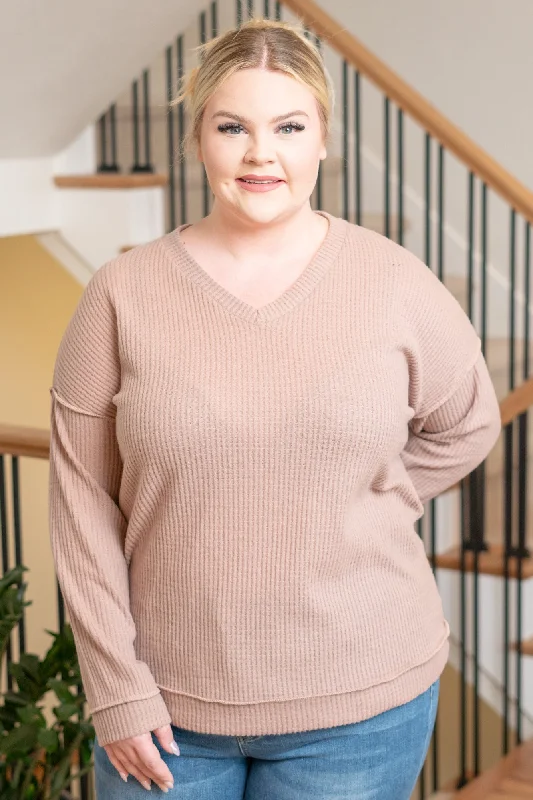 Plus Size Kelley Layering Top - Taupe