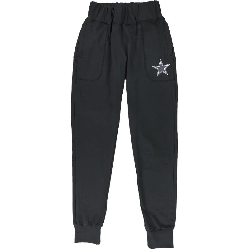 Tommy Hilfiger Womens Dallas Cowboys Athletic Jogger Pants, Black, Small