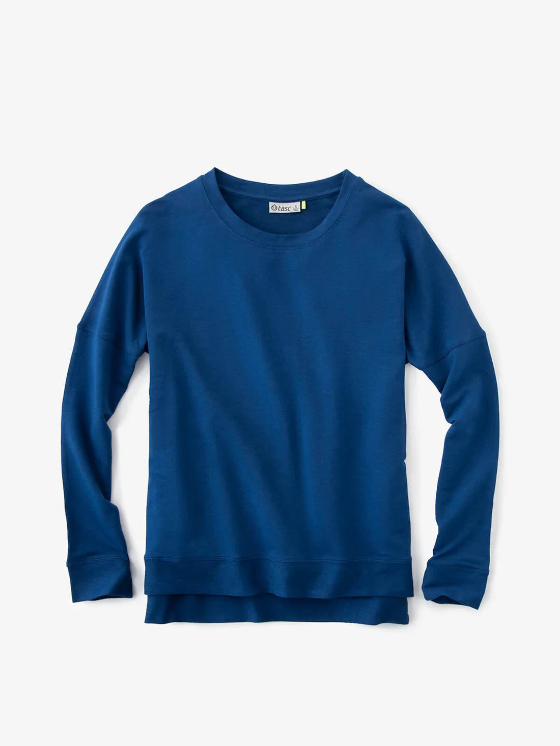 tasc Riverwalk French Terry Casual Sweatshirt Marine Blue