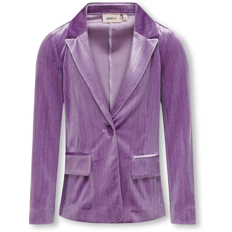 Kids ONLY Dewberry Mabel Fit Glitter Velour Blazer