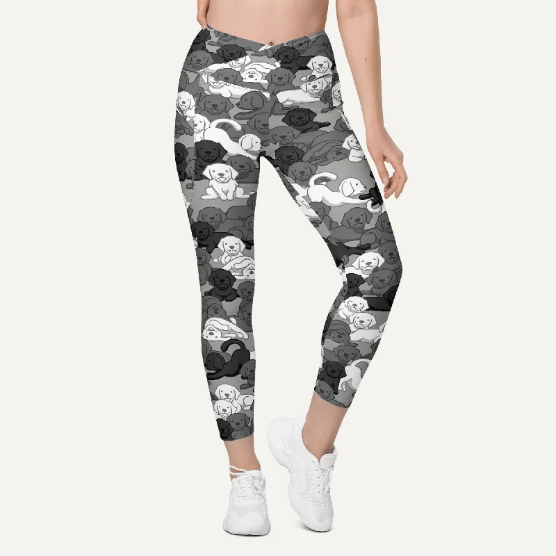 Dogs Camouflage Urban Crossover Leggings With Pockets