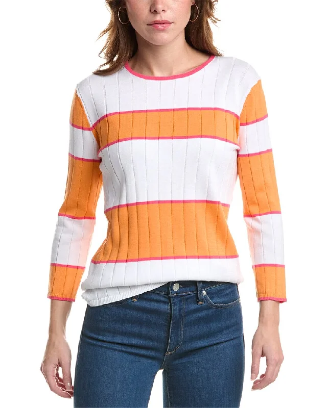 Edinburgh Knitwear Block Stripe Sweater