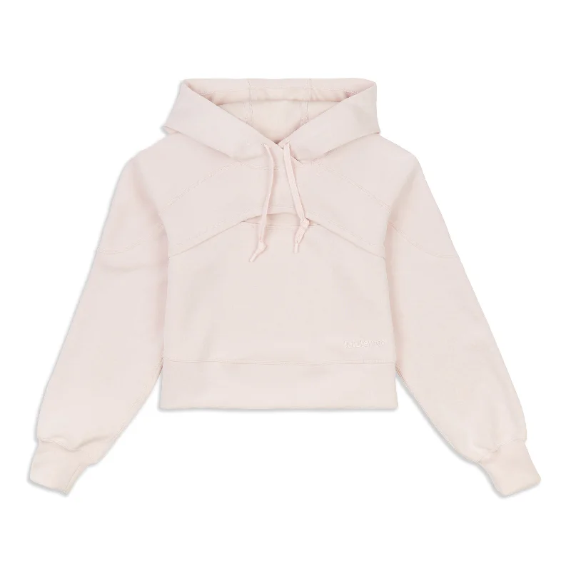 Get Centred Cropped Hoodie - Resale