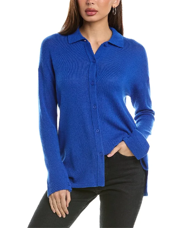 Hannah Rose Wool & Cashmere-Blend Shirt