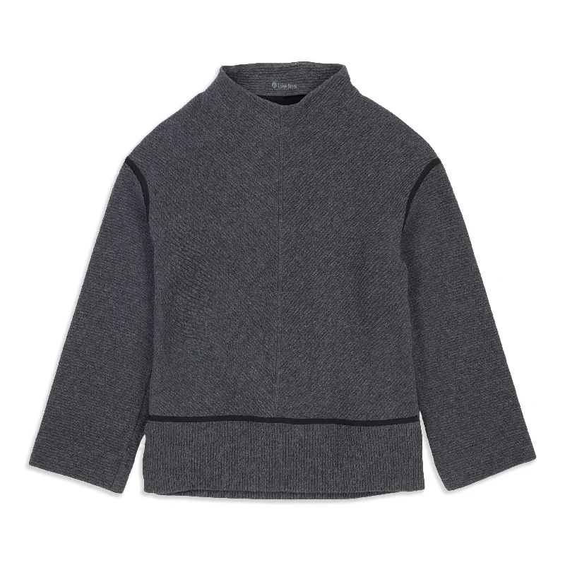 On Repeat Mock Neck Sweater - Resale