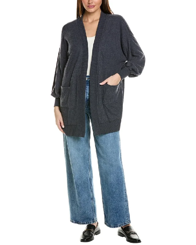 Project Social T Just Relax Heathered Cozy Seamed Cardigan