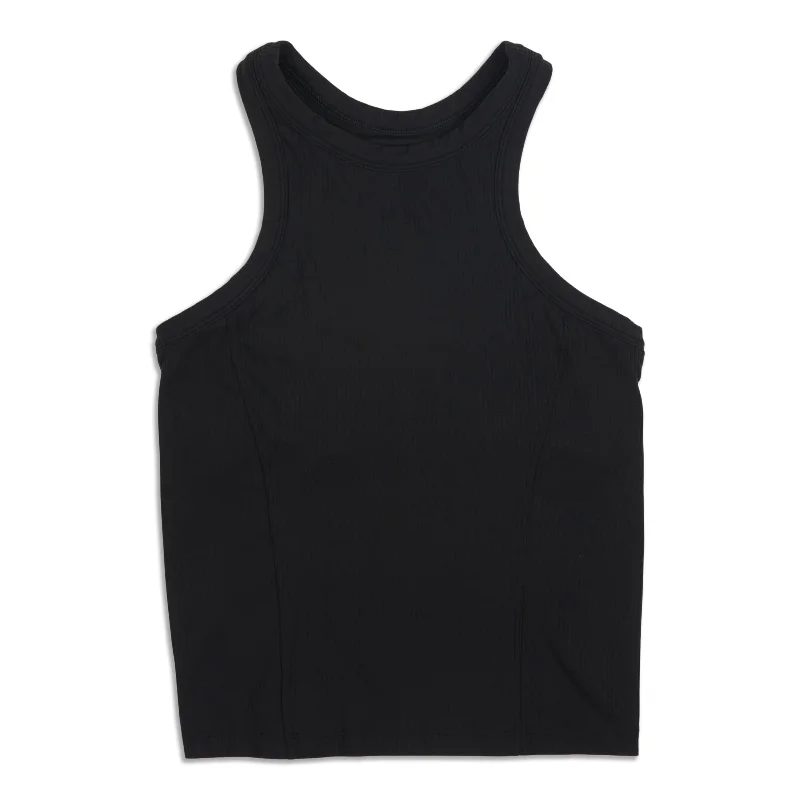 Ribbed Racerback Yoga Tank Top - Resale