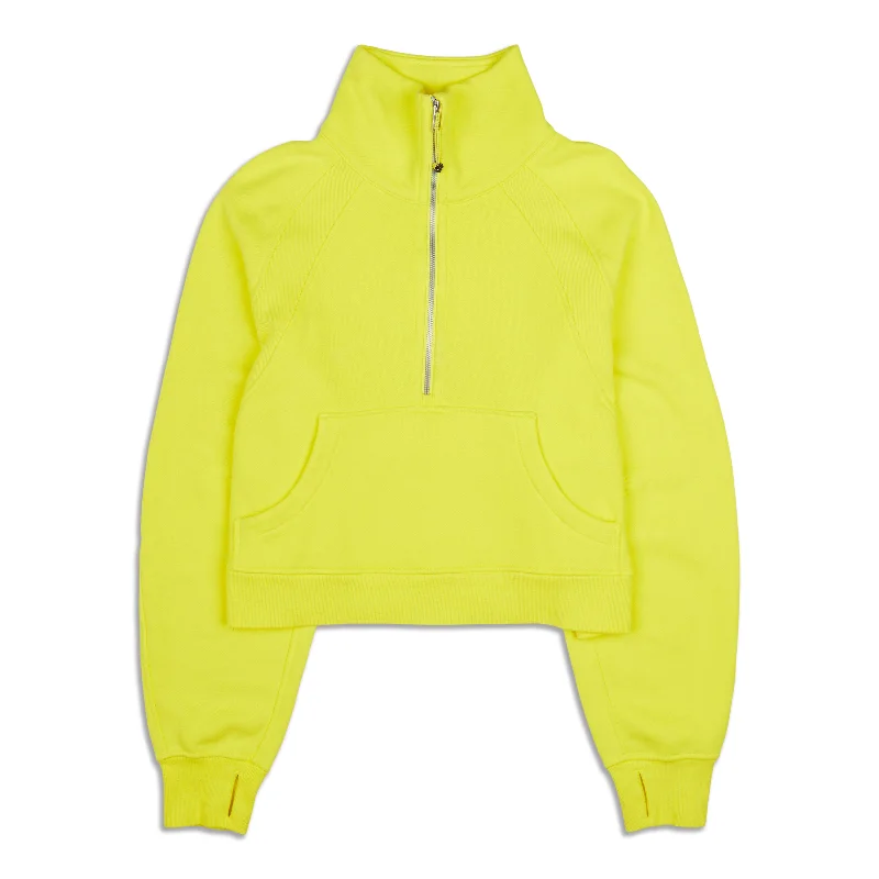 Scuba Oversized Funnel Neck Half Zip - Resale