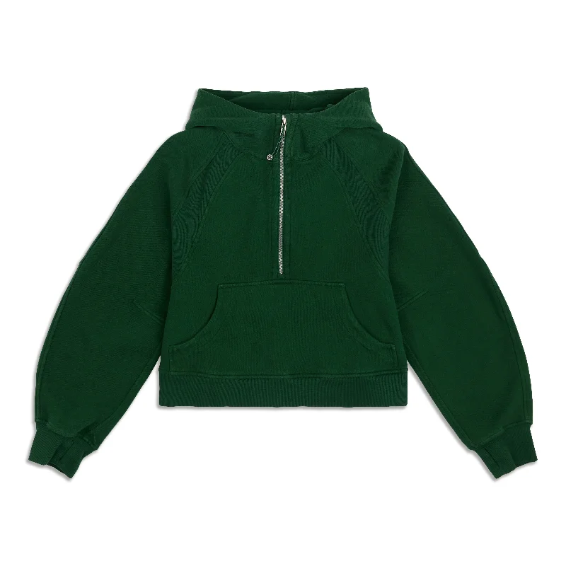 Scuba Oversized Half-Zip Hoodie - Resale