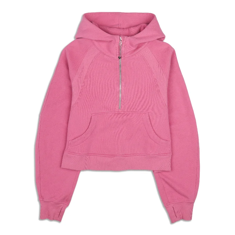 Scuba Oversized Half-Zip Hoodie - Resale