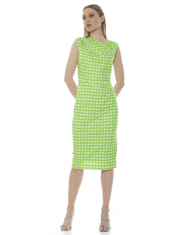 lime gingham