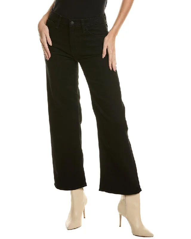 HUDSON Jeans Rosalie Black Rinse Wide Leg Jean