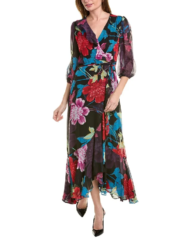 Maison Tara Chiffon Midi Dress