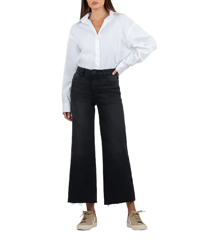 Meg High Rise Wide Leg Jeans In Experience