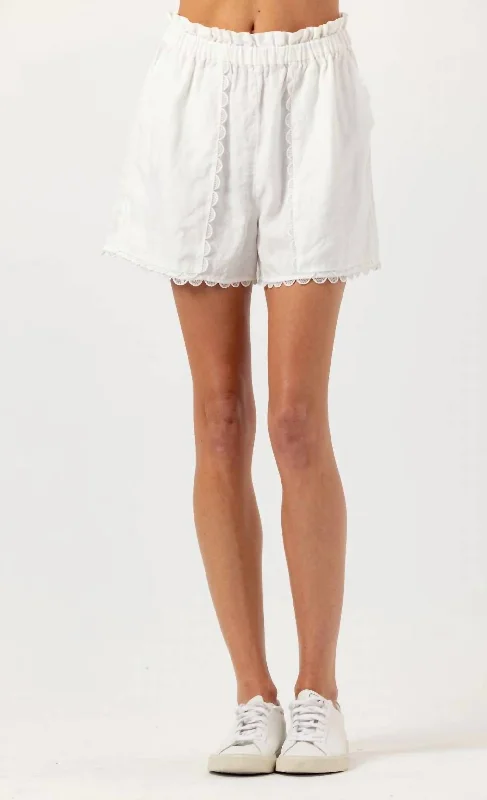 Shivani Shorts In White