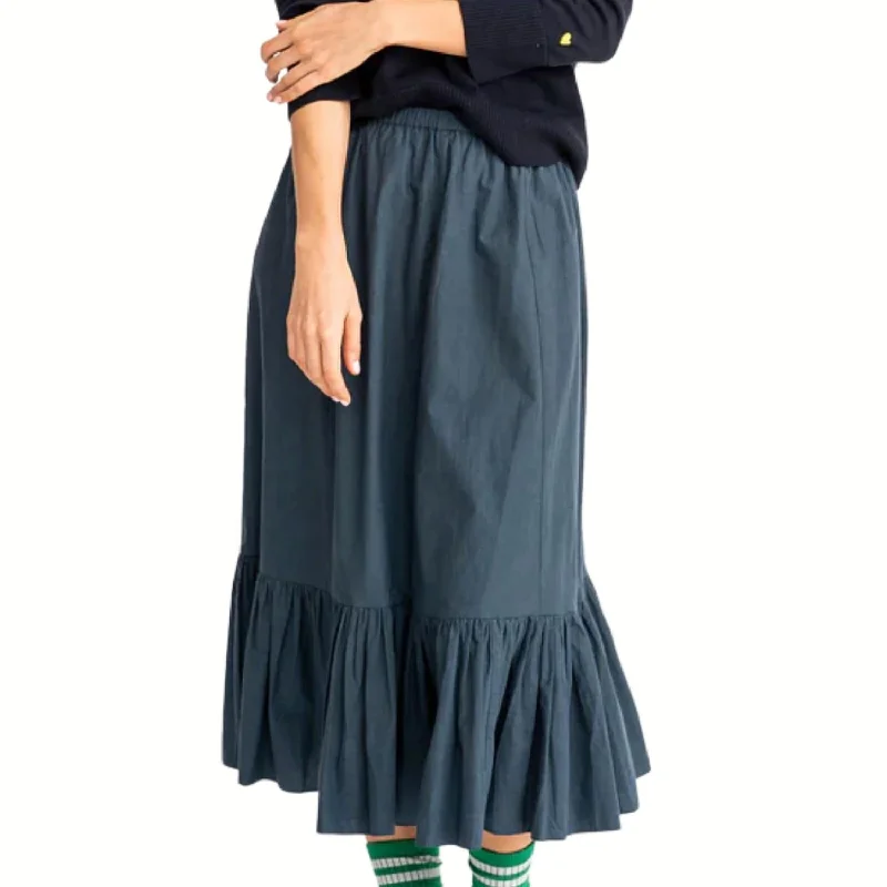 Madeleine Maxi Skirt In Midnight