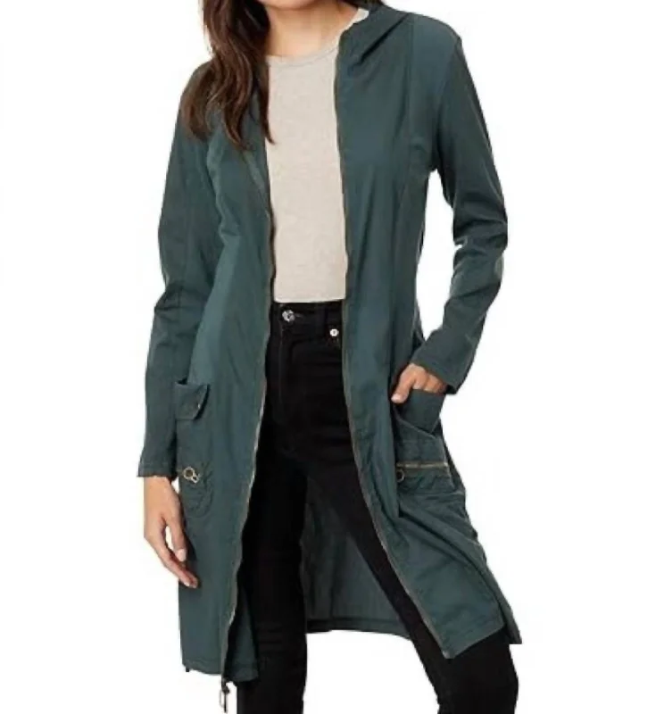 Rufino Jacket Dress In Jade/tiwthrnwf