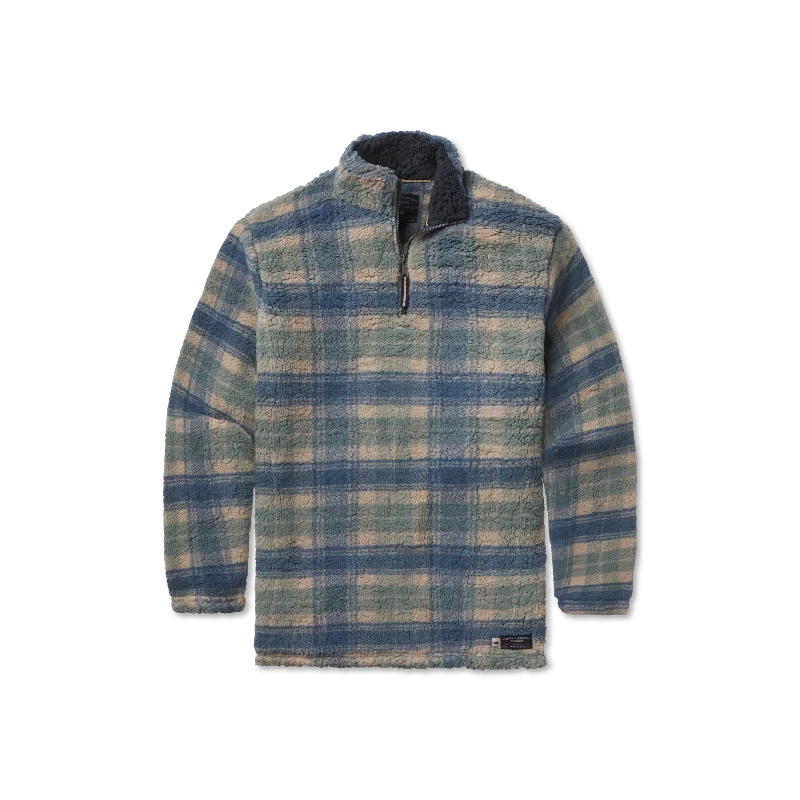 Andover Plaid Sherpa Pullover