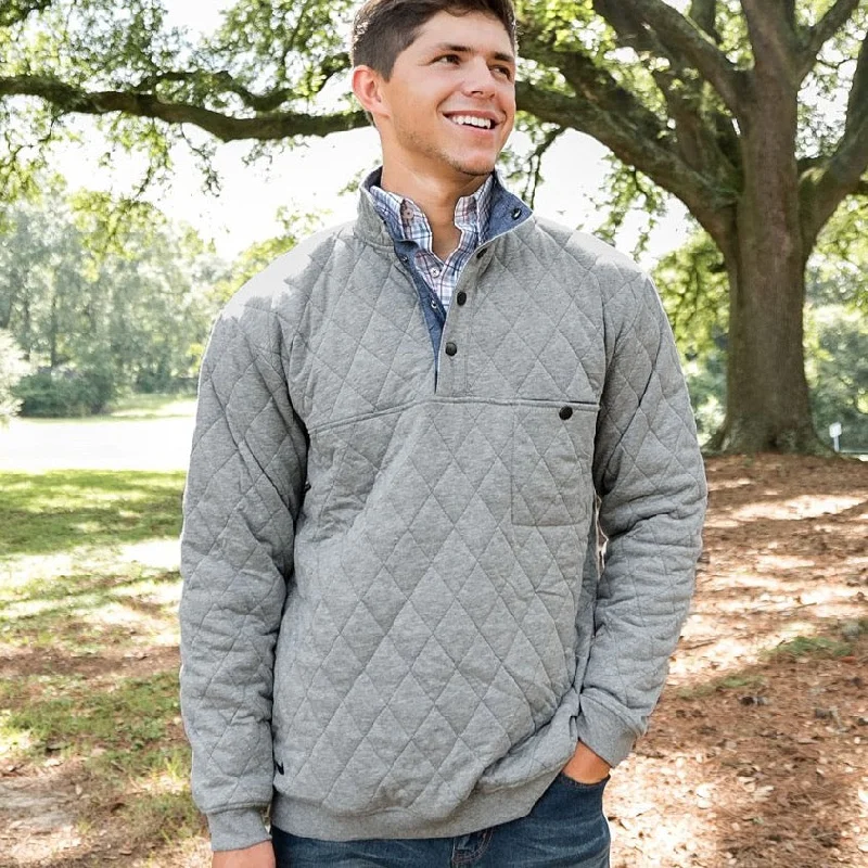 Light Gray Quilted