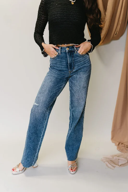 Bianca Medium Wash Straight Leg Jeans