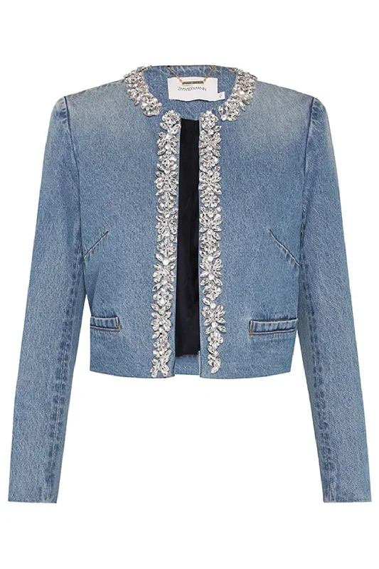 Crush Embellished Denim Jacket